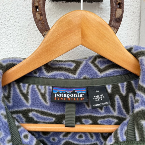 Rare Men's Patagonia Vintage Switchback Fleece 1998 Pullover Jacket (Medium) - Picture 2 of 6